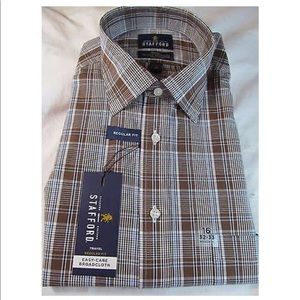 Stafford Men’s Dress Shirt L: 34/35 Neck: 17.5 in
